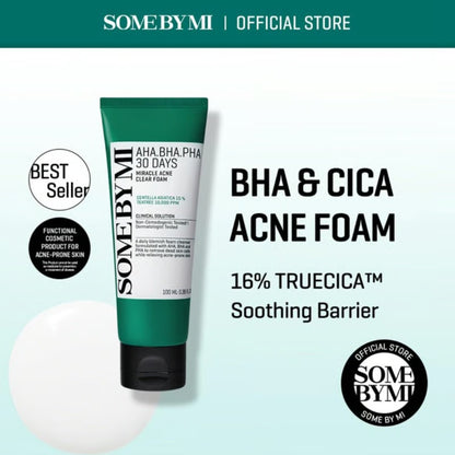 SOME BY MI AHA.BHA.PHA 30 Days Miracle Acne Clear Foam