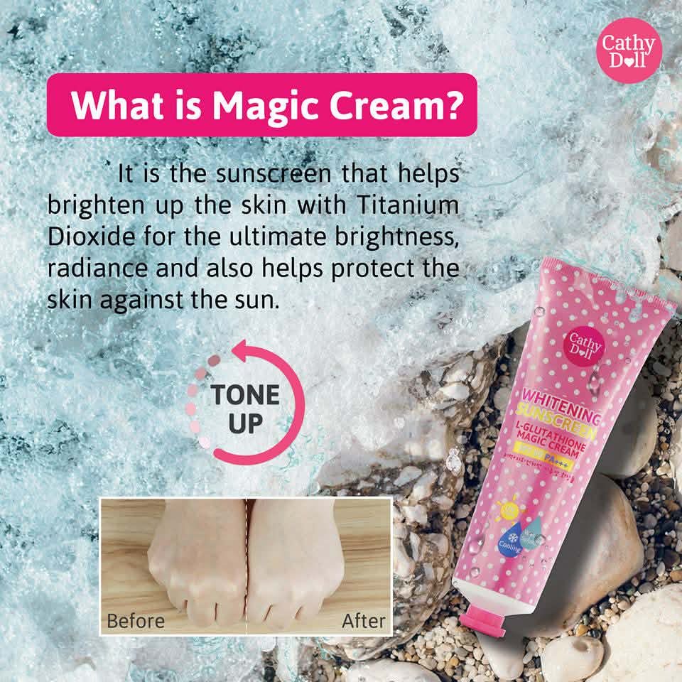 Cathy Doll L-Glutathione Magic Cream SPF50 PA+++ 60ml