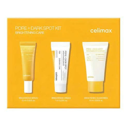 Celimax Pore + Dark Spot Brightening Set (Serum, Sunscreen & Cream)
