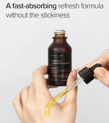 Mary & May Idebenone + Blackberry Complex Serum