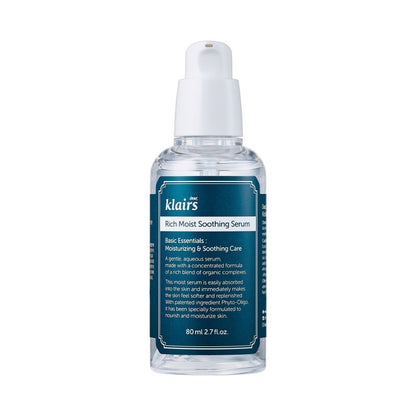 Dear, Klairs Rich Moist Soothing Serum 80ml