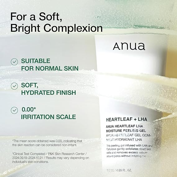 ANUA HEARTLEAF LHA MOISTURE PEELING GEL 120ml