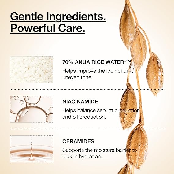 ANUA RICE 70 GLOW MILKY TONER 250ml