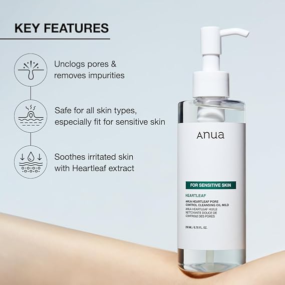 ANUA Heartleaf Pore Cleansing Oil Mild200ml