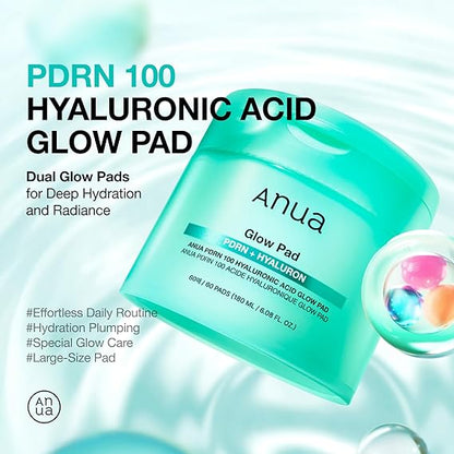 Anua - PDRN 100 Hyaluronic Acid Glow Pad