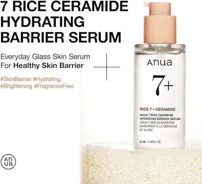 Anua 7 Rice Ceramide Hydrating Barrier Serum 50ml