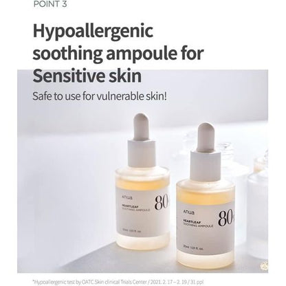 Anua Heartleaf 80% Soothing Ampoule - 30ml