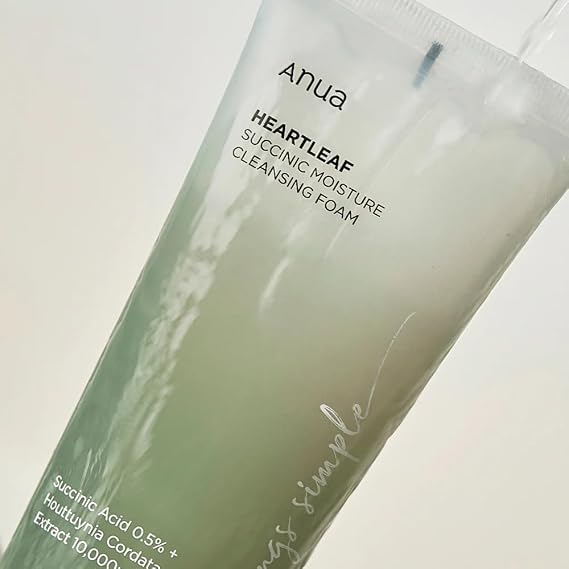 Anua Heartleaf Succinic Asid Moisture Cleansing Foam 150ml