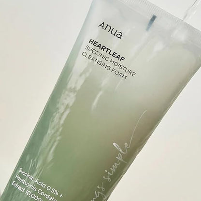 Anua Heartleaf Succinic Asid Moisture Cleansing Foam 150ml