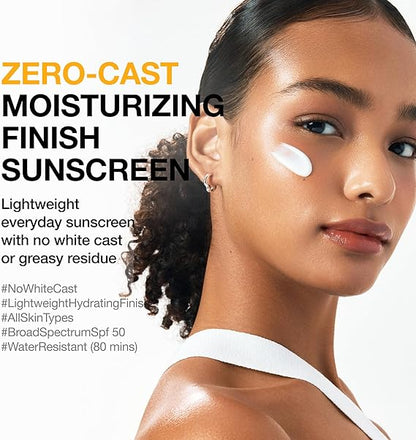 Anua Zero-Cast Moisturizing Finish Sunscreen,SPF 50,50ml