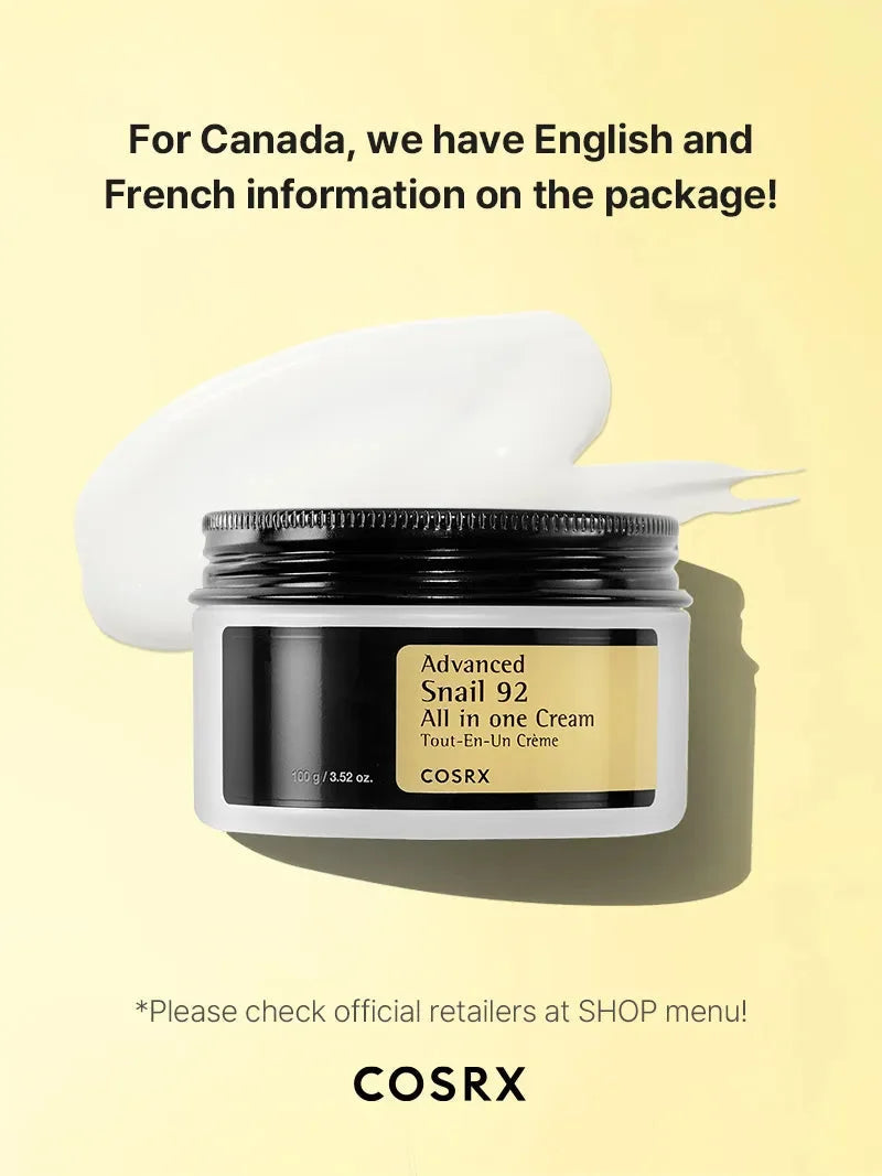 COSRX Advanced Snail 92 All In One Cream 100g