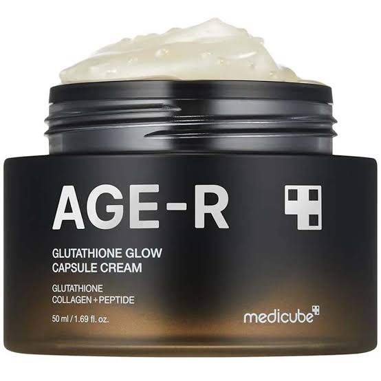 MEDICUBE AGE-R Glutathione Glow Capsule Cream 50ml
Medicube Glutathione Capsule Cream
Brightening Face Cream
Korean Glow Moisturizer
Glass Skin Capsule Cream