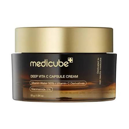 MEDICUBE Deep Vita C Capsule Cream 55g
Medicube Vitamin C Capsule Cream
Brightening Face Cream
Dark Spot Correcting Moisturizer
Korean Vitamin C Moisturizer