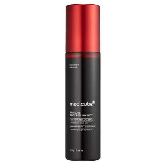 MEDICUBE Red Body Peeling Shot Cleanser
Body Peeling Spray
Strawberry Skin Body Spray
Body Acne Exfoliating Spray
AHA BHA Body Exfoliator