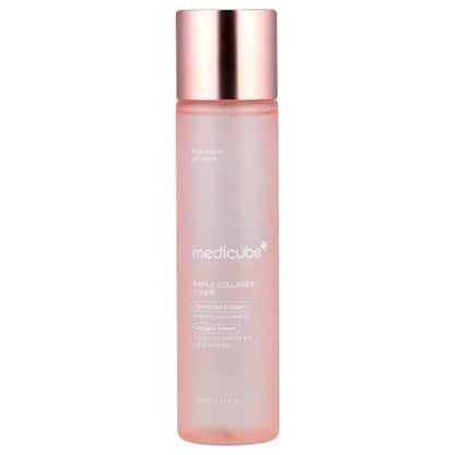 MEDICUBE Triple Collagen Toner 140ml
Medicube Hydrating Collagen Toner
Triple Collagen Essence Toner
Korean Hydrating Toner
Glass Skin Collagen Toner