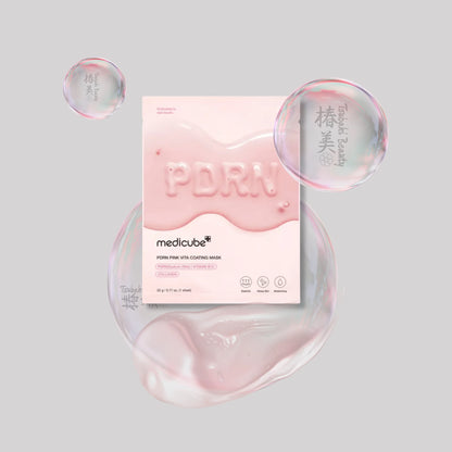 MEDICUBE PDRN PINK VITA COATING SHEET MASK, 22G