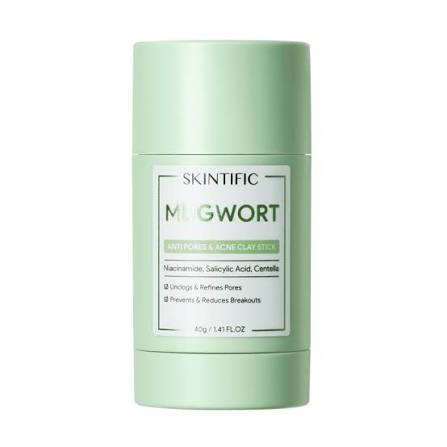 SKINTIFIC Mugwort Acne Clay Stick
SKINTIFIC Clay Stick Mask
Mugwort Acne Clay Mask
Pore Purifying Clay Stick
Acne Control Clay Mask