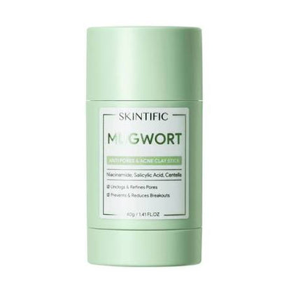 SKINTIFIC Mugwort Acne Clay Stick
SKINTIFIC Clay Stick Mask
Mugwort Acne Clay Mask
Pore Purifying Clay Stick
Acne Control Clay Mask