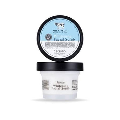 Scentio Milk Plus Organic Whitening Facial Scrub, 100ml