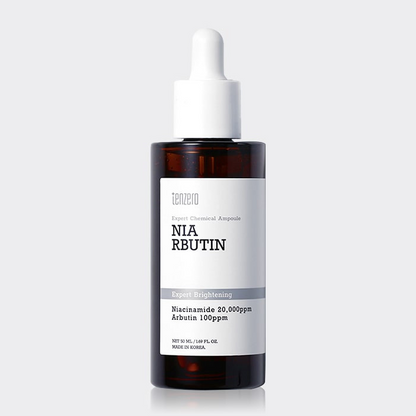 TENZERO Expert Chemical Ampoule Niarbutin Serum 50ml
TENZERO Brightening Serum
Niacinamide and Arbutin Serum
Dark Spot Correcting Serum
Korean Brightening Facial Serum
