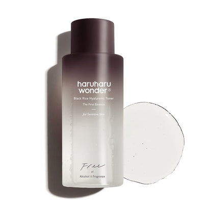Haruharu Wonder Black Rice Hyaluronic Toner for Sensitive Skin (Fragrance-Free)