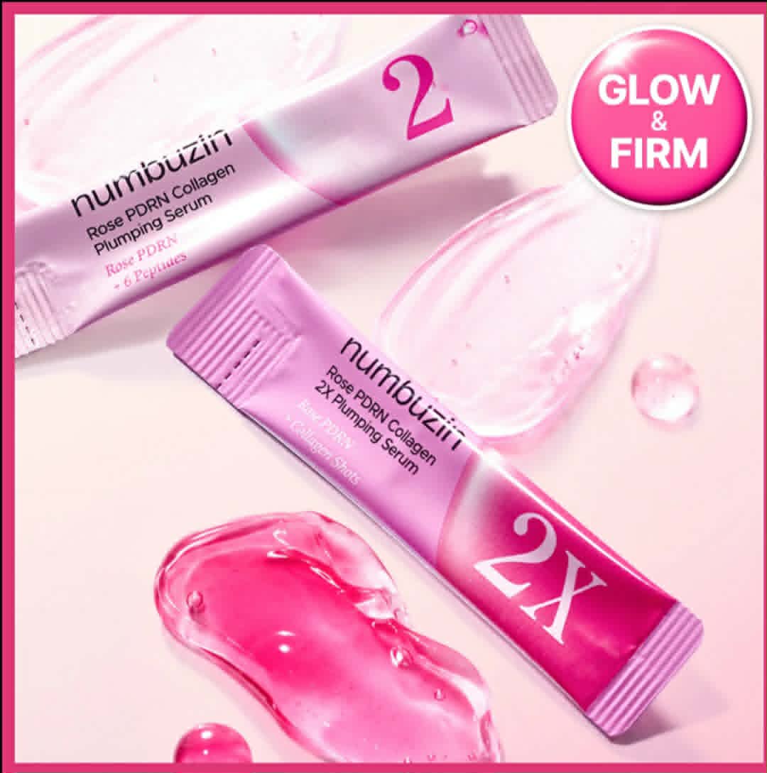 Numbuzin No.2 Rose PDRN Collagen Plumping Serum