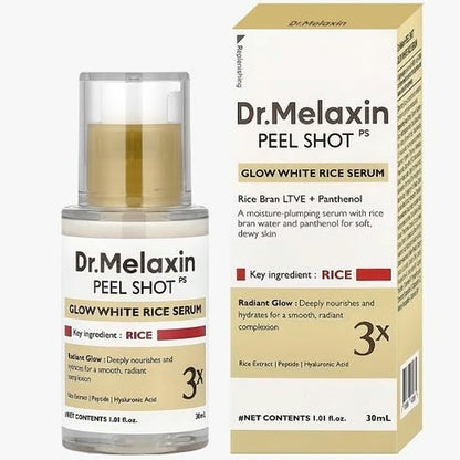 Dr. Melaxin Peel Shot PS Glow White Rice Serum 30ml