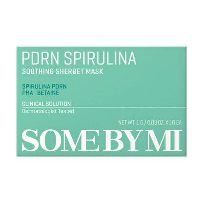 SOME BY MI PDRN Spirulina Soothing Sherbet Mask (10 Sheets)