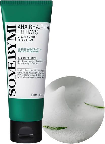 SOME BY MI AHA.BHA.PHA 30 Days Miracle Acne Clear Foam