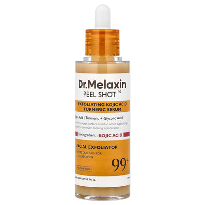 Dr. Melaxin Peel Shot PS Exfoliating Kojic Acid Turmeric Serum 80ml