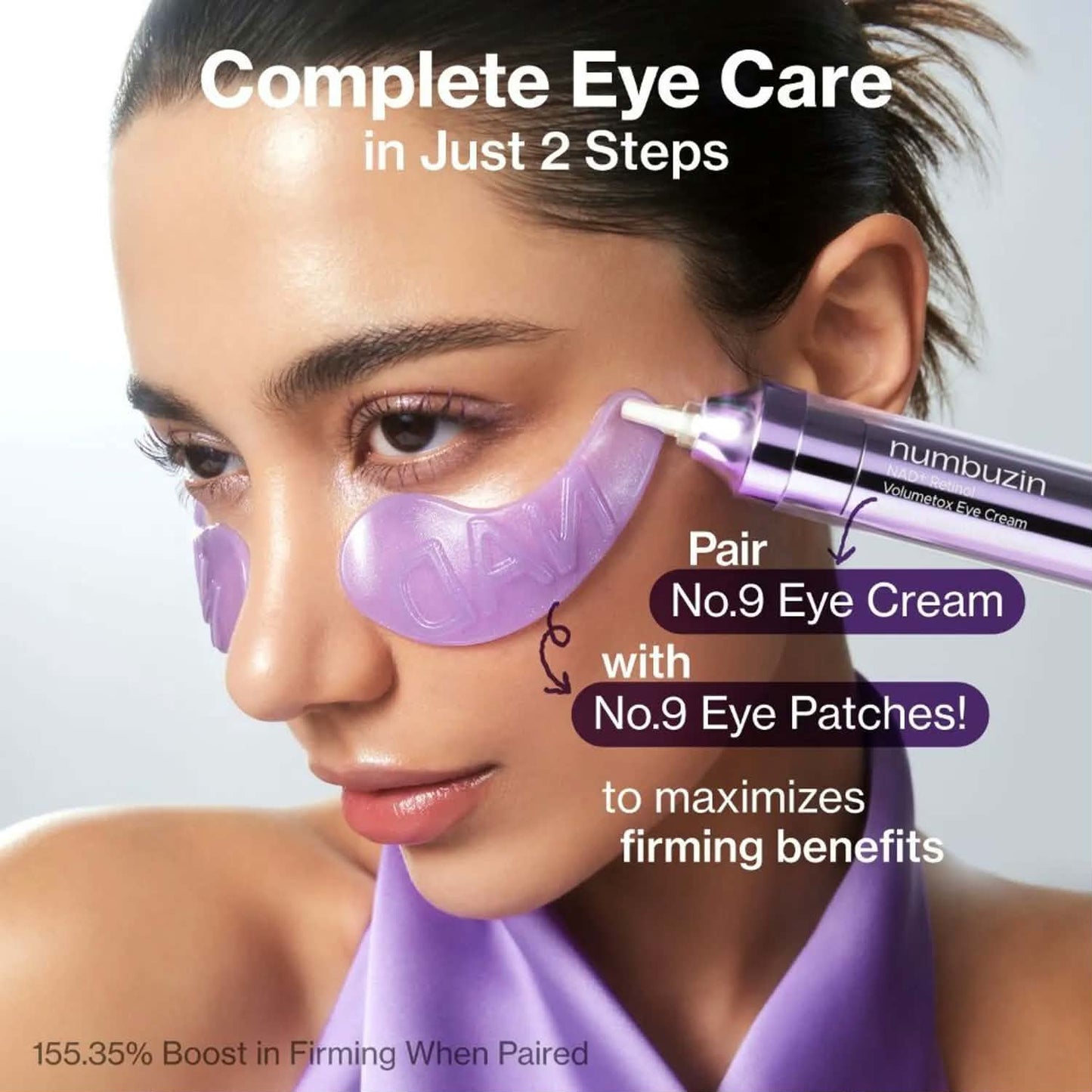 numbuzin No.9 NAD+ Retinol Volumetox Eye Cream