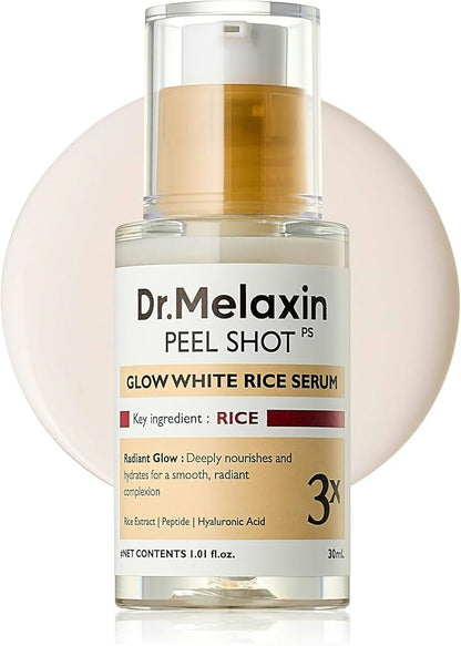 Dr. Melaxin Peel Shot PS Glow White Rice Serum 30ml
