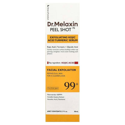 Dr. Melaxin Peel Shot PS Exfoliating Kojic Acid Turmeric Serum 80ml