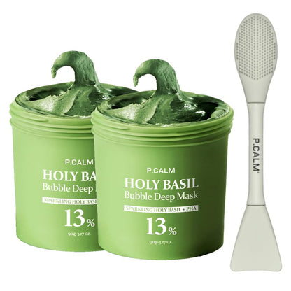 P.CALM Holy Basil Bubble Deep Mask 13% 90g