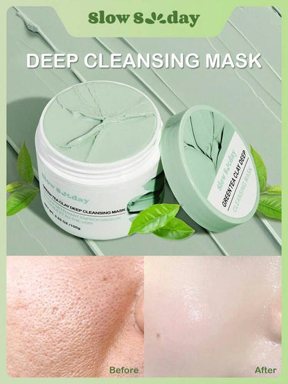 Glow Soday Green Tea Clay Deep Cleansing Mask 100g