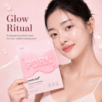MEDICUBE PDRN PINK VITA COATING SHEET MASK, 22G