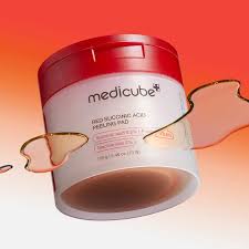 MEDICUBE TONER PADS RED SUCCINIC ACID PANTHENOL FACIAL PEELING PAD