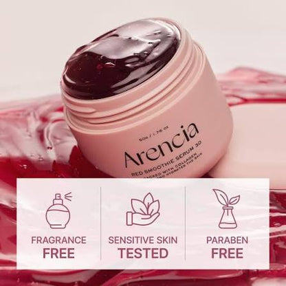 ARENCIA OVERNIGHT RED SMOOTHIE FACE MASK SERUM