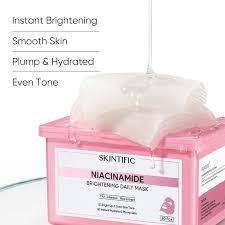 SKINTIFIC NIACINAMIDE BRIGHTENING DAILY QUICK MASK (30PCS)
