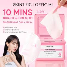 SKINTIFIC NIACINAMIDE BRIGHTENING DAILY QUICK MASK (30PCS)