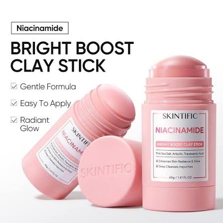 SKINTIFIC NIACINAMIDE BRIGHT BOOST CLAY STICK