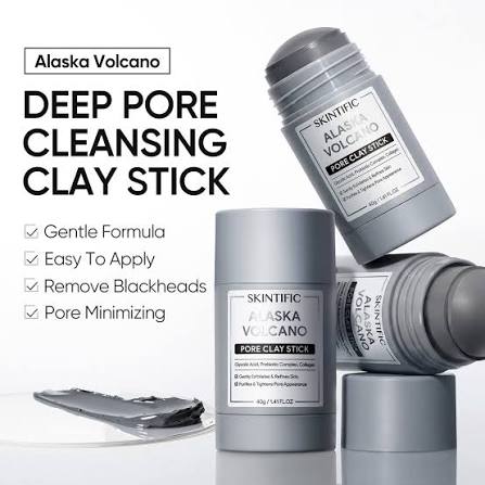 SKINTIFIC ALASKA VOLCANO PORE CLAY STICK
