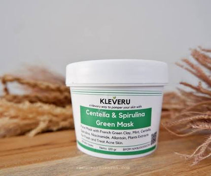 KLEVERU CENTELLA & SPIRULINA GREEN MASK