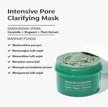 ELFORMULA INTENSIVE PORE CLARIFYING MUGWORT MASK 100G