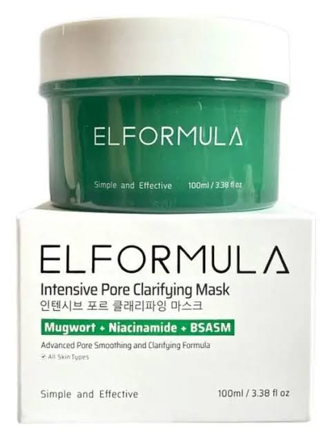 ELFORMULA INTENSIVE PORE CLARIFYING MUGWORT MASK 100G