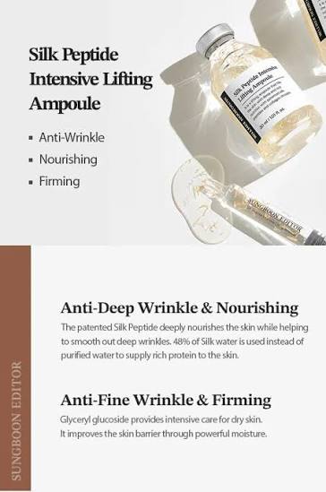 SUNGBOON EDITOR Silk Peptide Intensive Lifting Ampoule 35ml