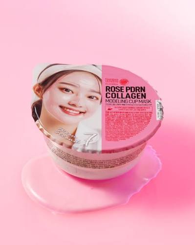 tenzero rose pdrn collagen modeling cup mask