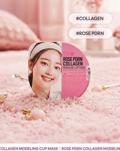 tenzero rose pdrn collagen modeling cup mask