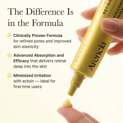 ARENCIA RETINAL BOOSTER SHOT SERUM FIRMING ADVANCED NIGHT SERUM 30ML 1.01 FL.OZ