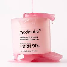 MEDICUBE – PDRN PINK COLLAGEN TONING GEL TONER PAD